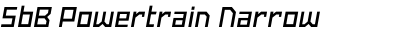 SbB Powertrain Narrow Semibold Italic